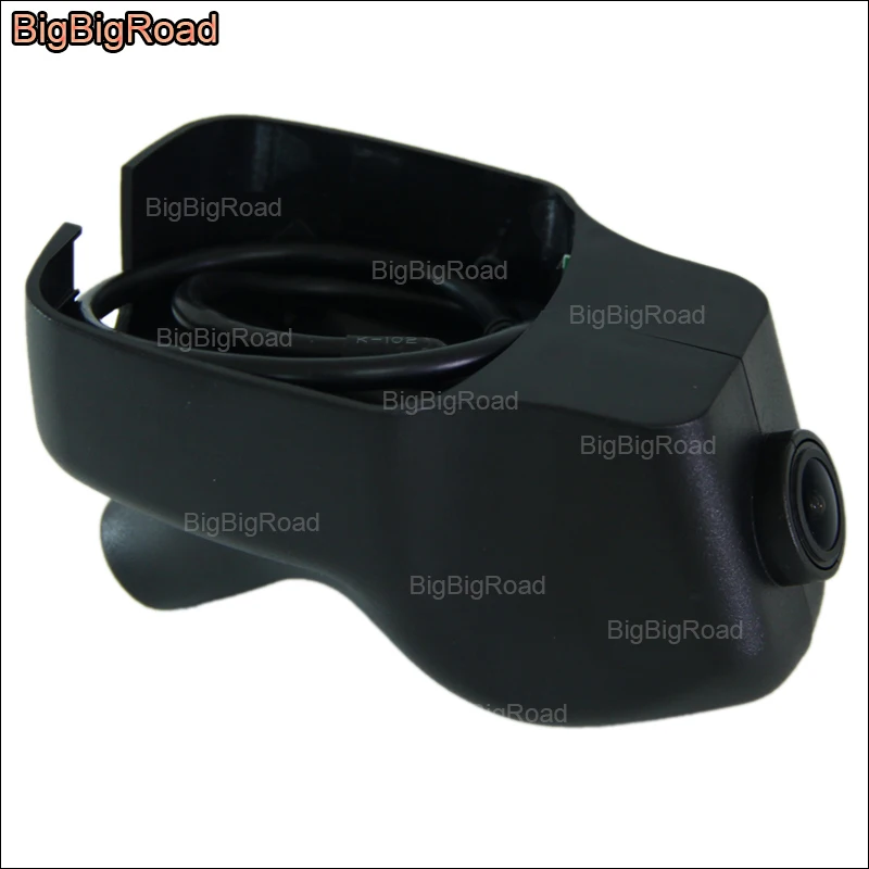 

BigBigRoad для Volkswagen Golf Scirocco автомобильный Wifi DVR видеорегистратор Novatek 96672 видеорегистратор камера FHD 1080P