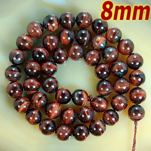Оптовая продажа круглые бусины из натурального камня (245 шт./лот) класса А 8 мм