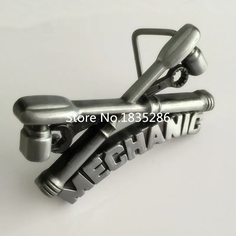 Модель 2016 года новый стиль механик пряжки ремня 89*54 мм 69 г серебристого металла 4