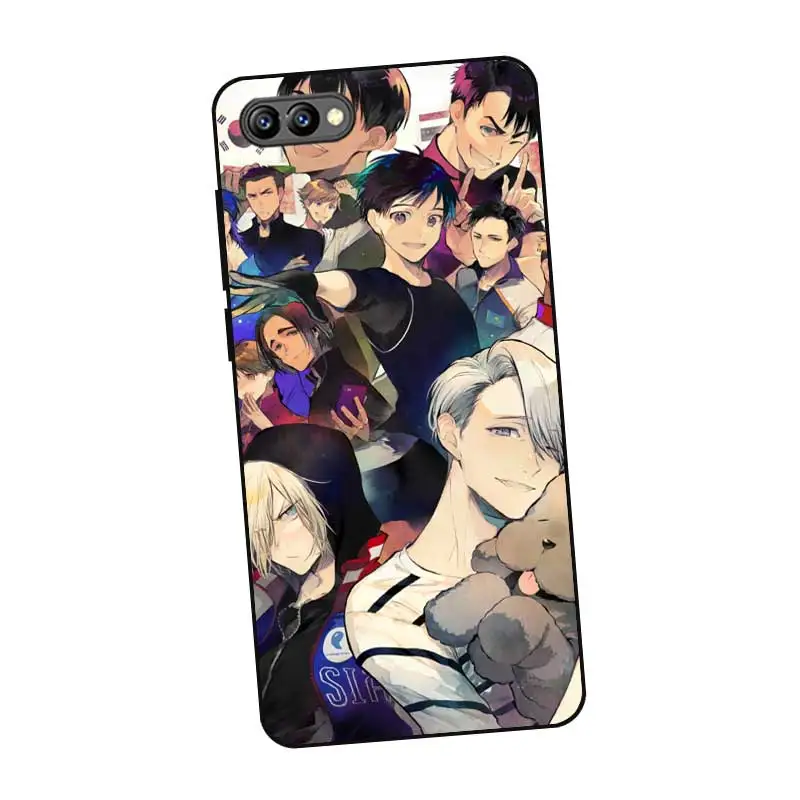 P249 силиконовый чехол Yuri On Ice Black для huawei Honor 6A 6C 6X 7C 7X8 Lite Pro |