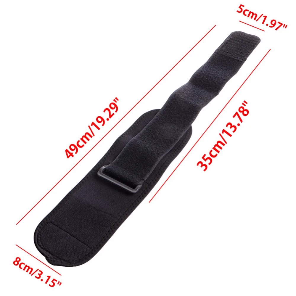 Черный Регулируемый Неопреновый спортивный бандаж для поддержки локтя тенниса и