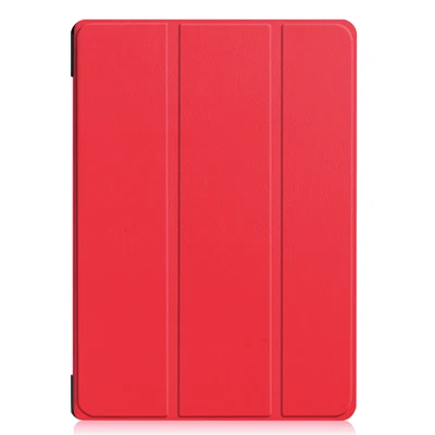 Корпус протектор для lenovo Tab P10 крышка TB-X705L чехол X705 Стенд защиты lenovo TabP10 свет Вес супер тонкий мешок - Цвет: Красный