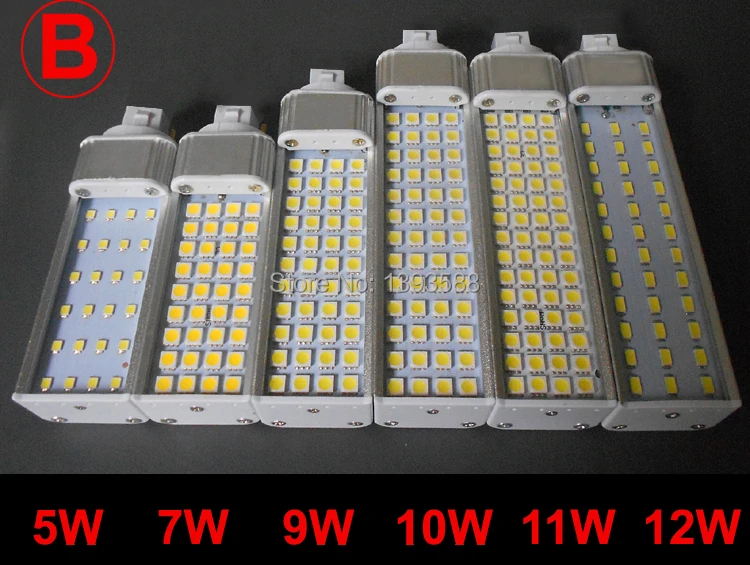 G24q 4 pin с соломинкой gx24q g24q-1 светильник лампа 5 Вт 7 Вт 9 Вт 10 Вт 11 Вт 12 Вт 13 Вт 15 Вт SMD5730 5050 2835 g24q-2 g24q-3 AC110V 220V