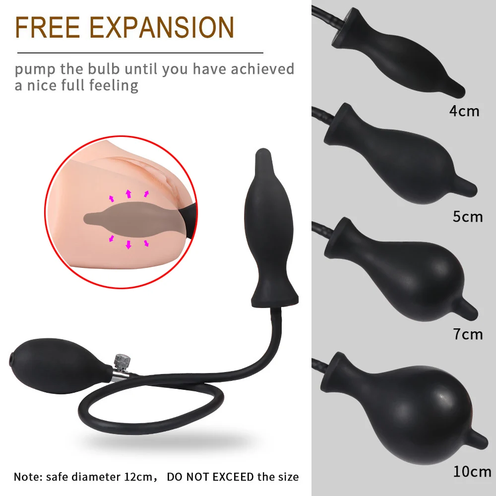 Анальная пробка секс игрушки расширяемые пробки вестибулярный надувной дилататор мастурбатор игрушка для мужчин и женщин Амал он.