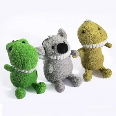 Мини мягкие детские игрушки Животные медведь слон крокодил брелки брелоки для