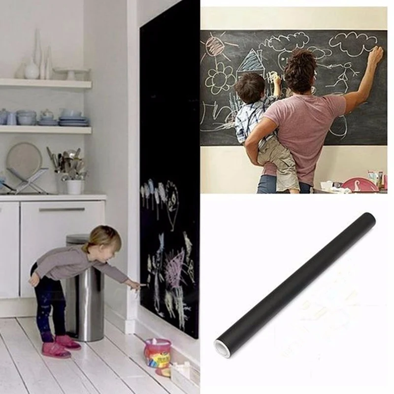 Лидер продаж Черный Мел доска Классная Доска Съемный стены Стикеры дома Спальня