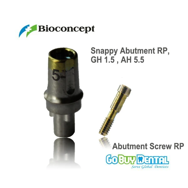 Запасная часть для Abutment RP GH1.5mm AH5.5mm (435803) совместимая с Нобелевской системой