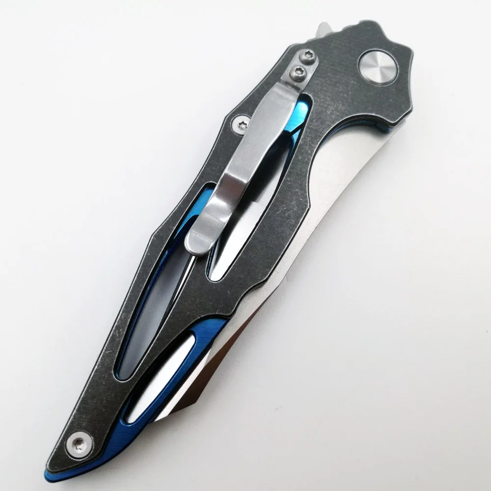 A JSSQ Pocket Folding Knife 9Cr18Mov Blade Army Outdoor Survival Diving Tactical Knives Camping Utility Combat Hunting EDC Tools - Цвет: A