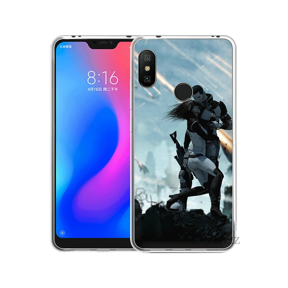 Силиконовый чехол из ТПУ Для Xiaomi Mi 6 8 Lite SE A1 A2 5X6X2 S F1 N7 с массовым эффектом |