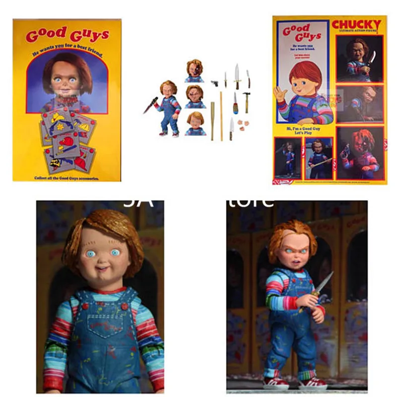 Экшн фигурка Чаки некки из ПВХ 15 см|Игровые фигурки и трансформеры| |