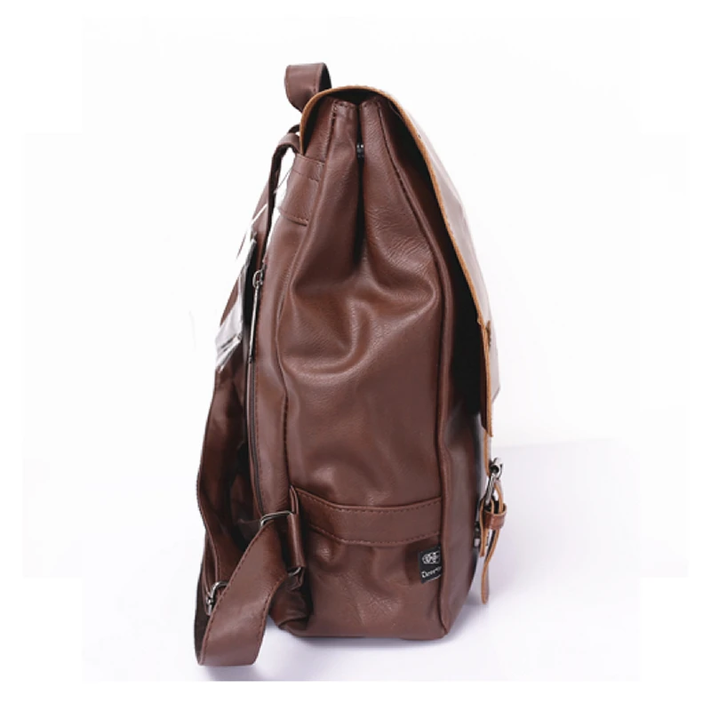 Black PU Leather Backpack School Bag Cute For Handbag Men Hot Satchel Bags Cover Magnetic Hasp New 2014 | Багаж и сумки
