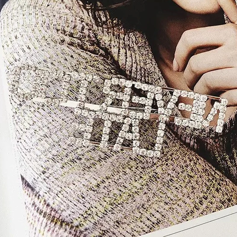 2018 для женщин Отправить предложение Броши Мода кубического циркония с буквами