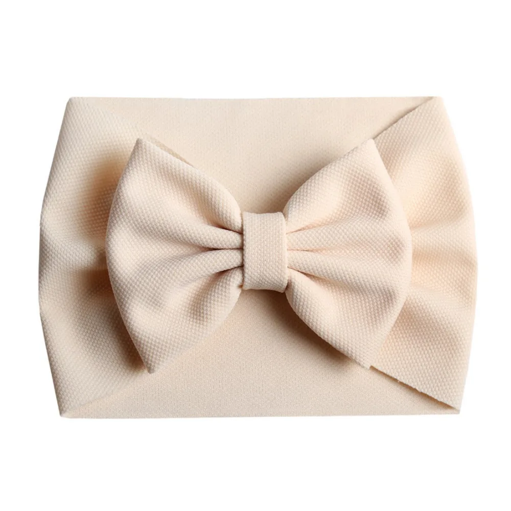 16 шт./лот тканевый бант ручной работы повязка на голову с большим бантом для