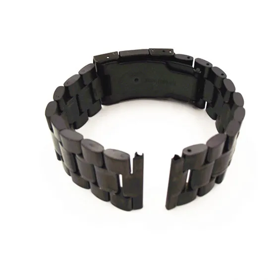 Ремешок для часов из нержавеющей стали черный 10 шт./лот 20 мм 08202|watch wrist strap|strap bandwatch
