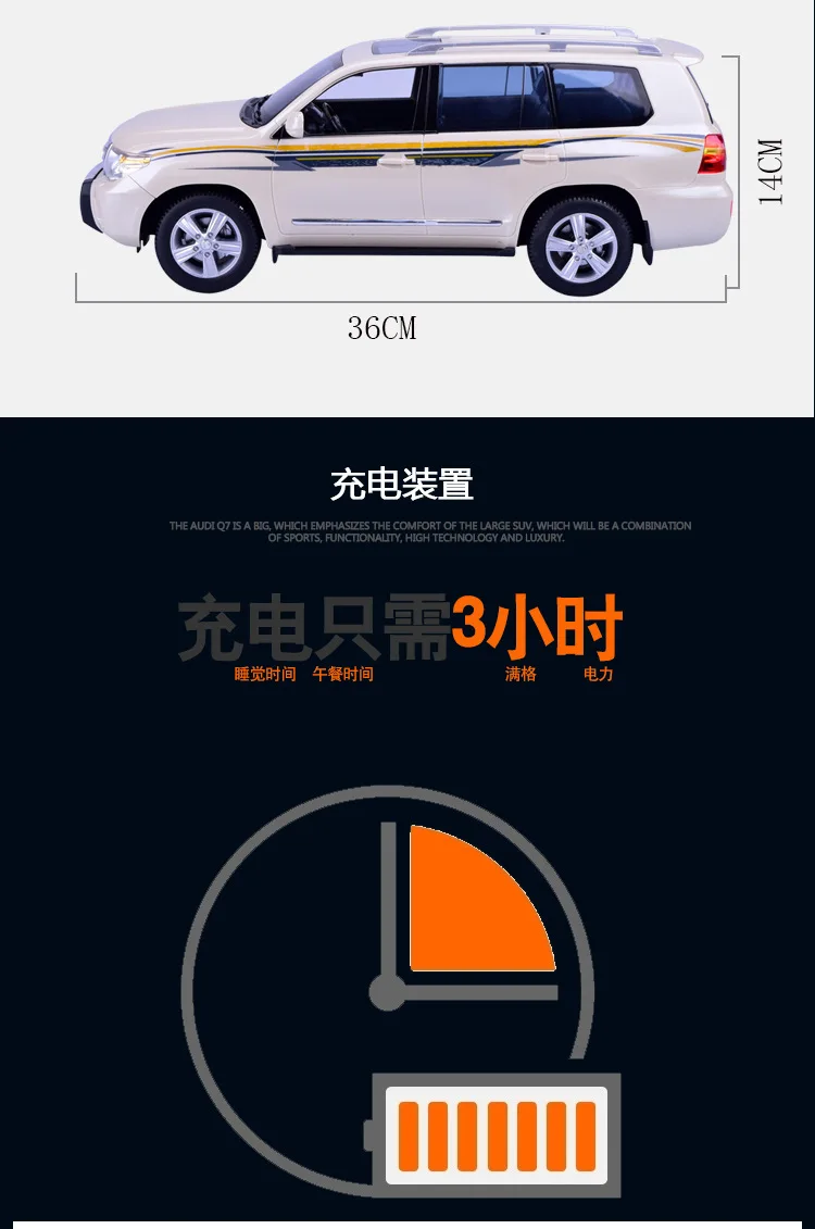 HUIQUAN 1:14 toyota Land Cruiser имитация дистанционного управления автомобиля WPL корпус автомобиля