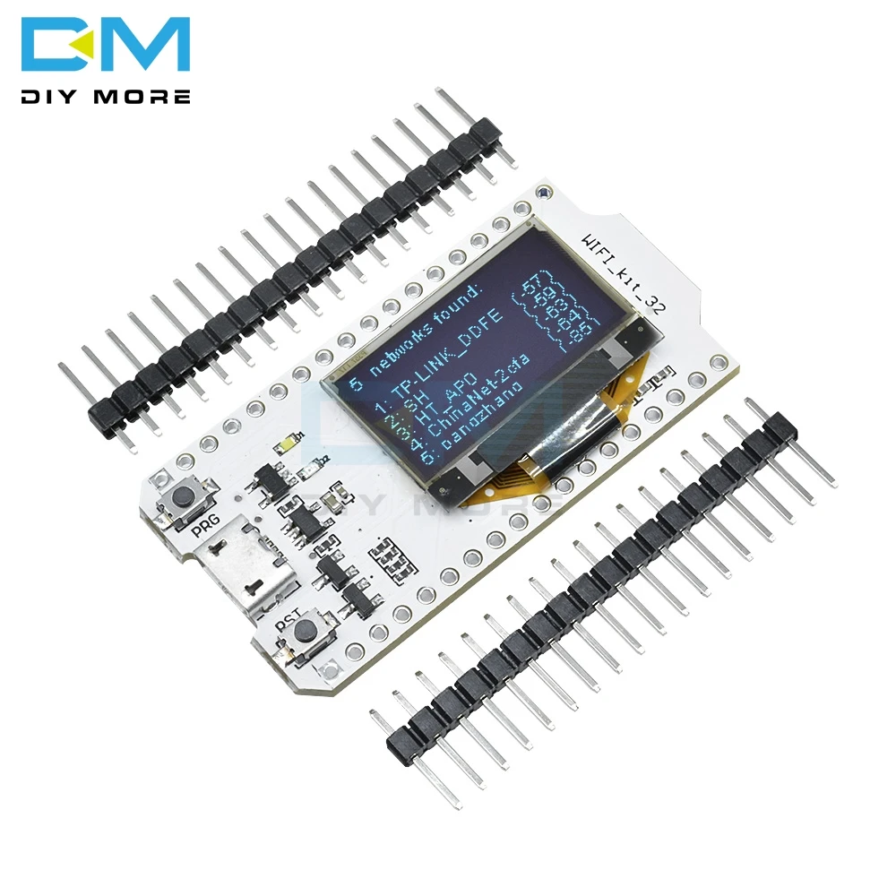 CP2102 ESP32 0,96 дюймовый 0,9" синий OLED цифровой дисплей Bluetooth wifi беспроводной 32 модуль Интернет-макетная плата для Arduino