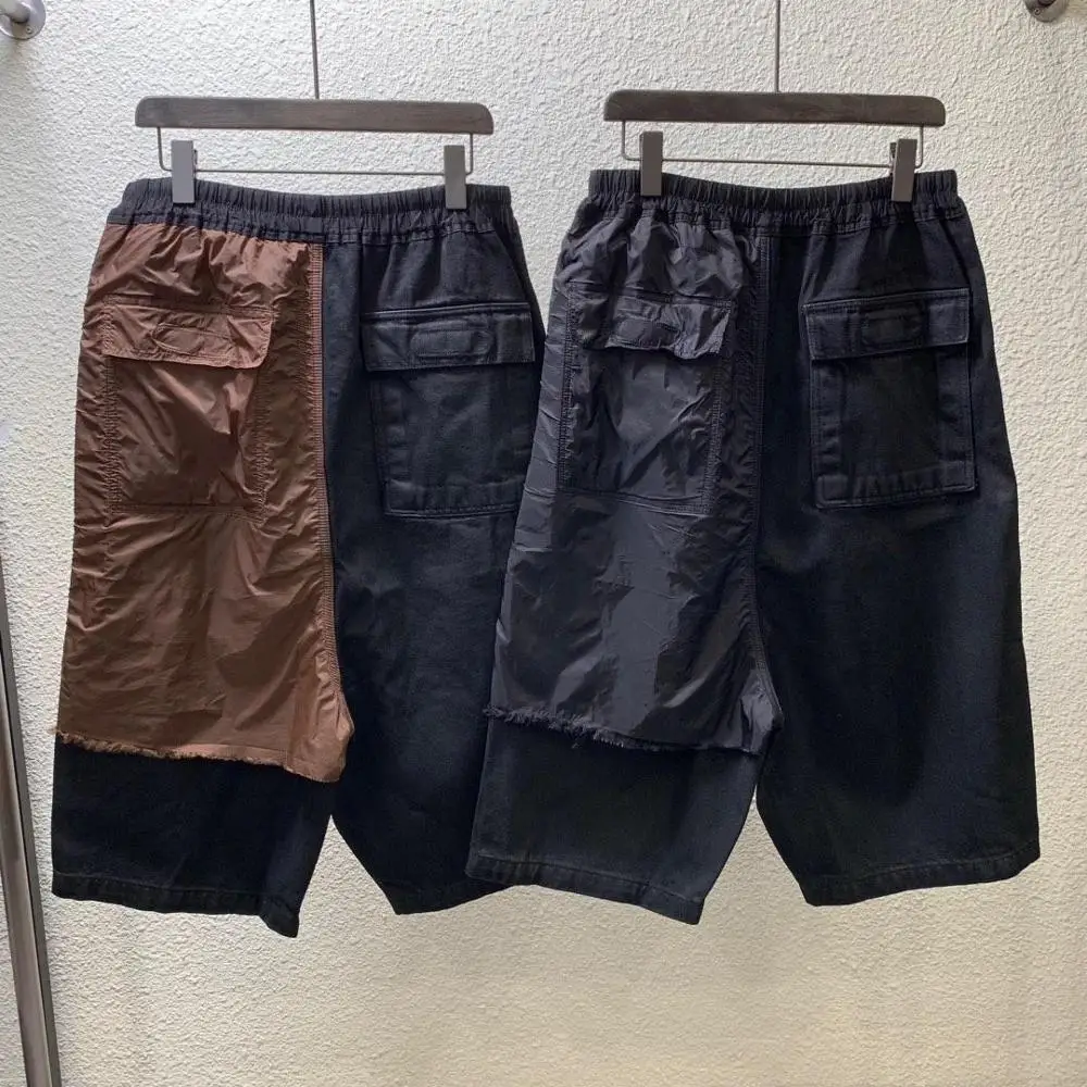 19ss Owen Seak мужские повседневные штаны шаровары готические джинсовые с масляным