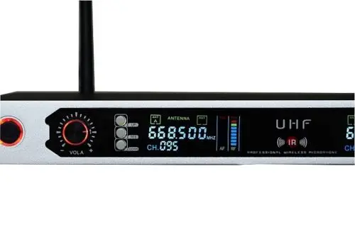 UHF Dual Beige Cordless Headworn Microphone microfone System bolymic | Электроника