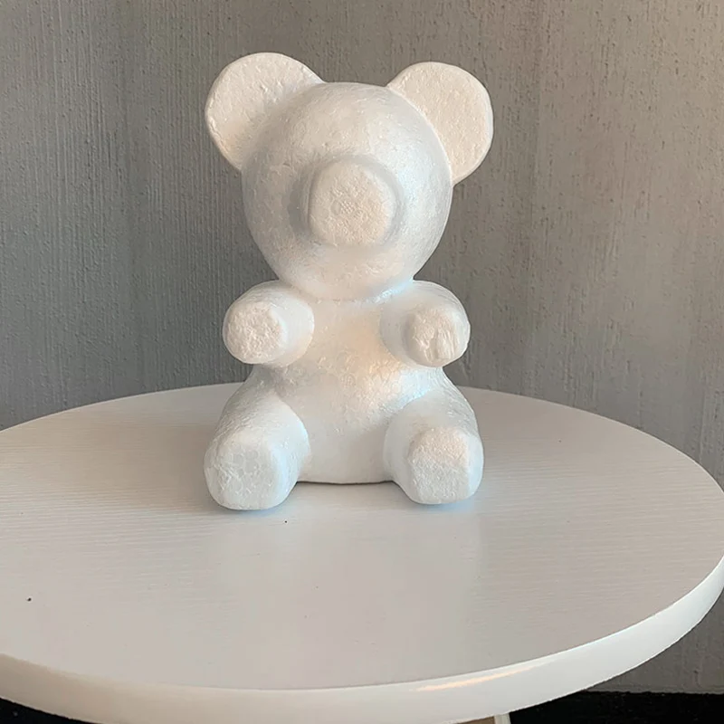 Пенополистирол пенопласт белая пена медведь плесень DIY День Святого Валентина вечерние подарки DC120