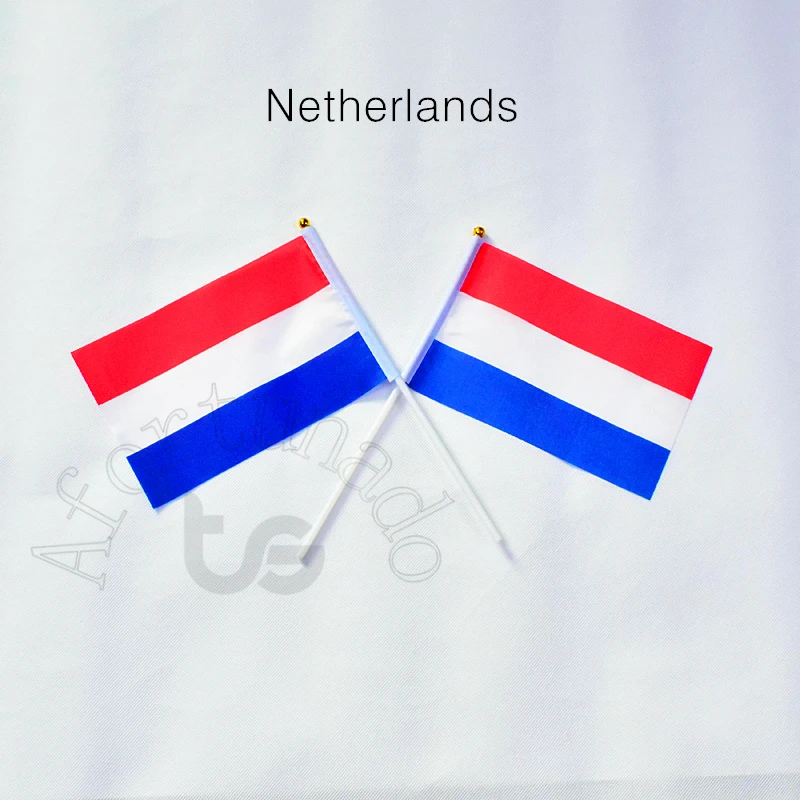 Нидерланды 14*21 см флаг баннер ручной развевающийся Национальный для домашнего