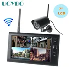 Беспроводная система видеонаблюдения, видеоняня, ЖК-дисплей 7 дюймов, 2,4G, поддержка wifi, sd-карты, датчик движения