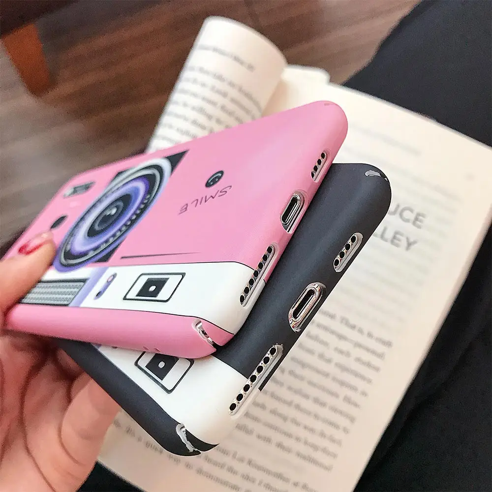 Чехол для телефона KISSCASE с рисунком камеры iPhone 7 Plus жесткий светящийся чехол из