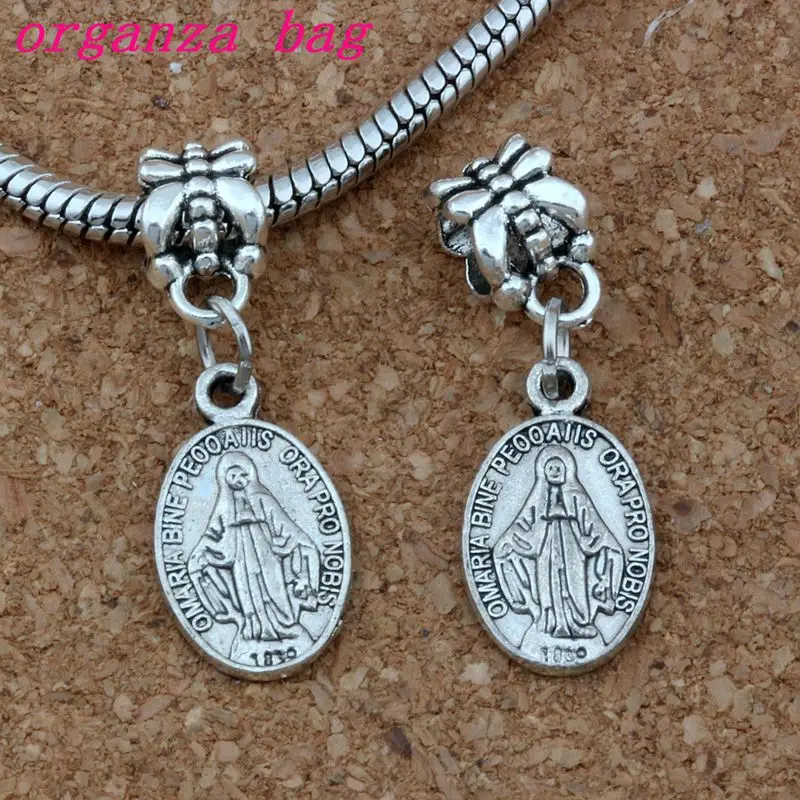 100 шт. на крючках из тибетского серебряного сплава католический икона