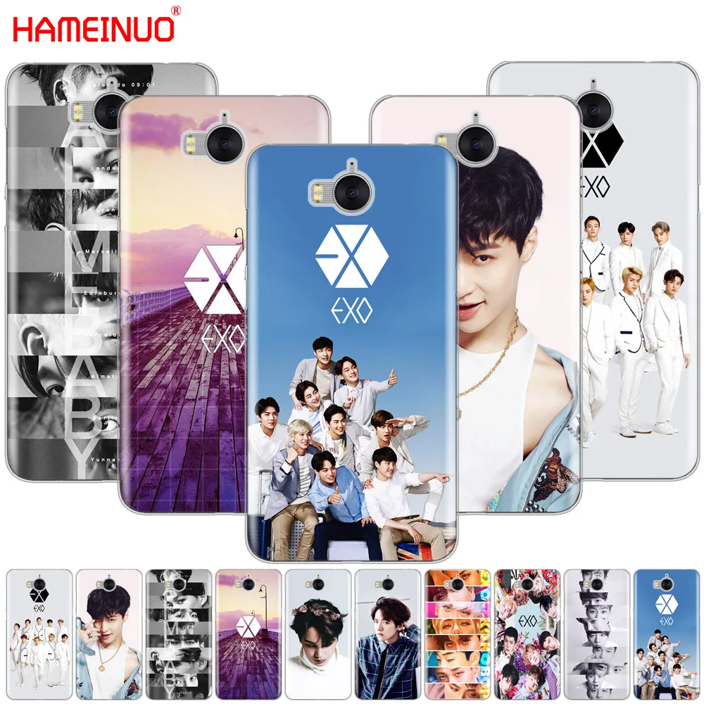 HAMEINUO Kpop exo чехол для сотового телефона huawei honor 3C 4X 4C 5C 5X 6 7 Y3 Y6 Y5 2 II Y560 2017|Бамперы| |