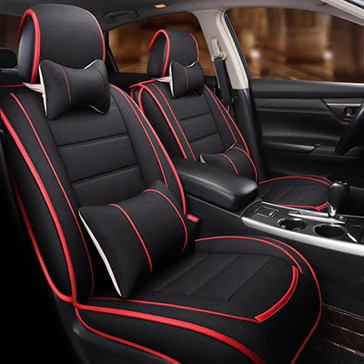 black have pillow Лен автокресло крышка для lexus rx nx rx300 GX460 GX470 GX400 RX580 автомобильные аксессуары - Название цвета: black have pillow