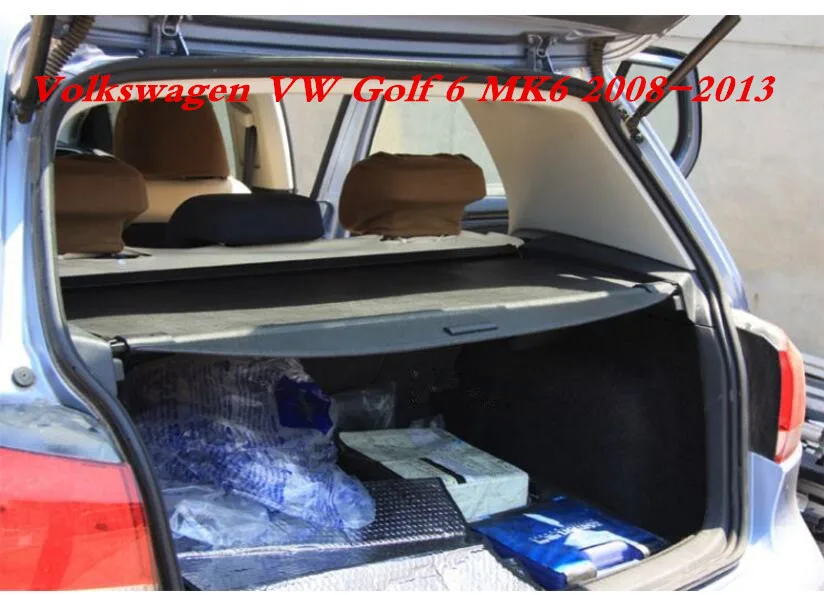 JINGHANG защитный экран заднего багажника для Volkswagen VW Golf 6 MK6 2008 2013 (черный