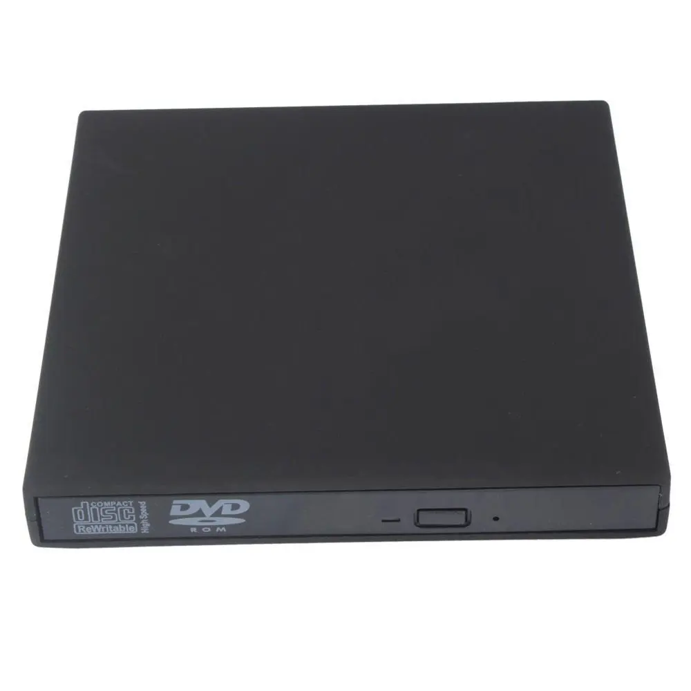 USB2.0 Внешний DVD привод высокоскоростной CD записи Внешний USB mobile оптический привод настольный компьютер ноутбук универсальный черный