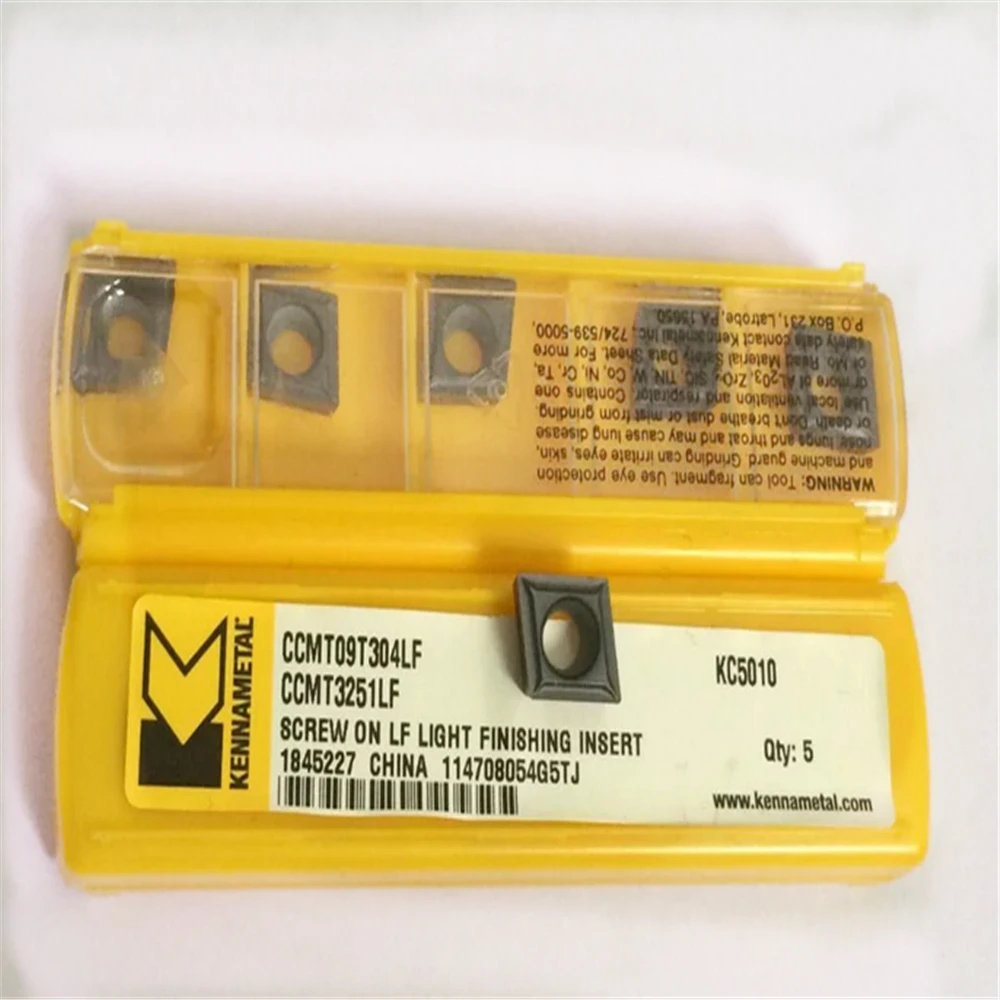 

YZ66 5 шт. CCMT09T304-LF KC5010 CNC карбидные вставки оригинальные