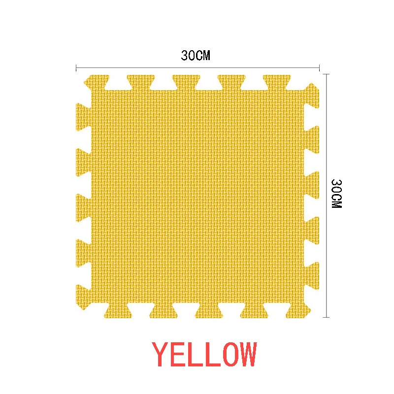 yellow 9/18/24/30 шт./лот поплавки-приманки из мягкой пены EVA детские, для малышей детский игровой коврик черно-белый цвет головоломки коврики 30x30x1 см - Цвет: yellow