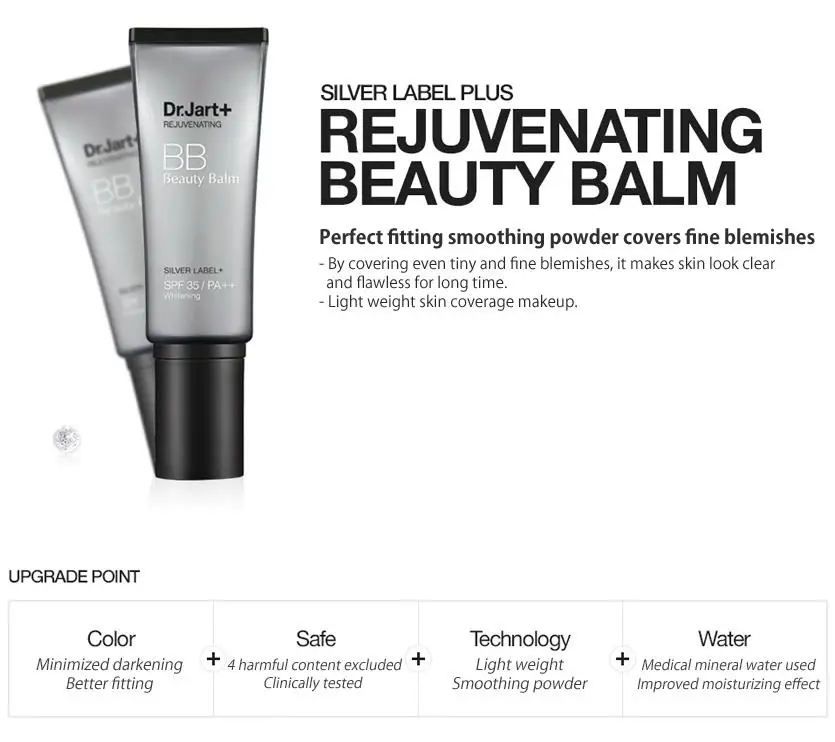 Jart+ омолаживающий BB крем SPF35 PA++ 40 мл CC крем-основа для макияжа отбеливающий консилер тональный крем увлажняет Косметика Кореи