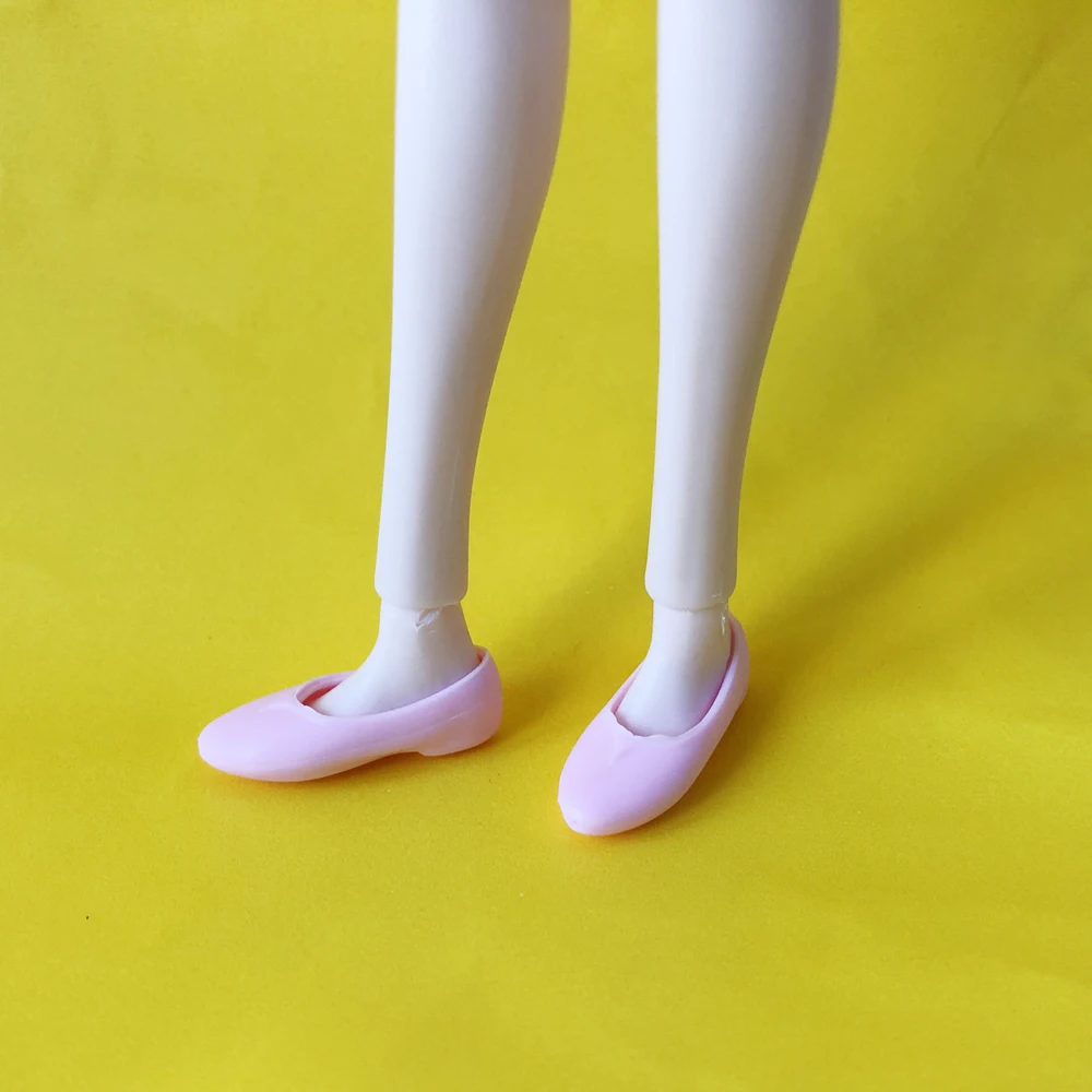 3 Pairs Plastic Mini Flat Doll Shoes For 1/6 BJD 30cm Foot for Cloth Accessories Girls | Игрушки и хобби