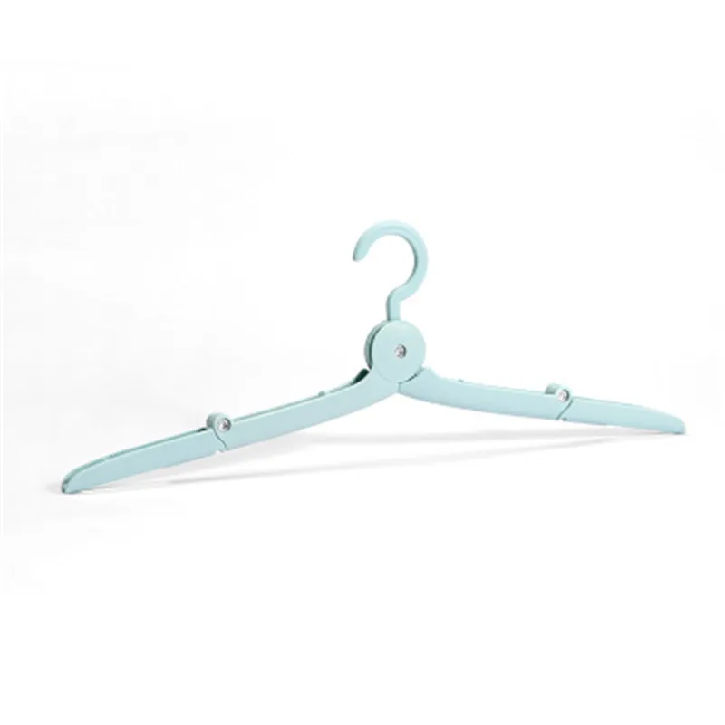 1PC Light Blue Путешествие Складной Вешалки мини Портативный мульти-функциональные вешалки для одежды Костюмы нижнее белье в виде полотенца носки для хранения стойка-Шкаф Организатор - Цвет: 1PC Light Blue