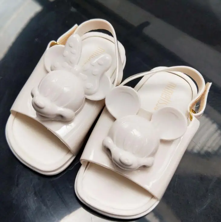 Мини сандалии Melissa Twins с головкой мыши новинка 2019 летняя трехмерная обувь желе