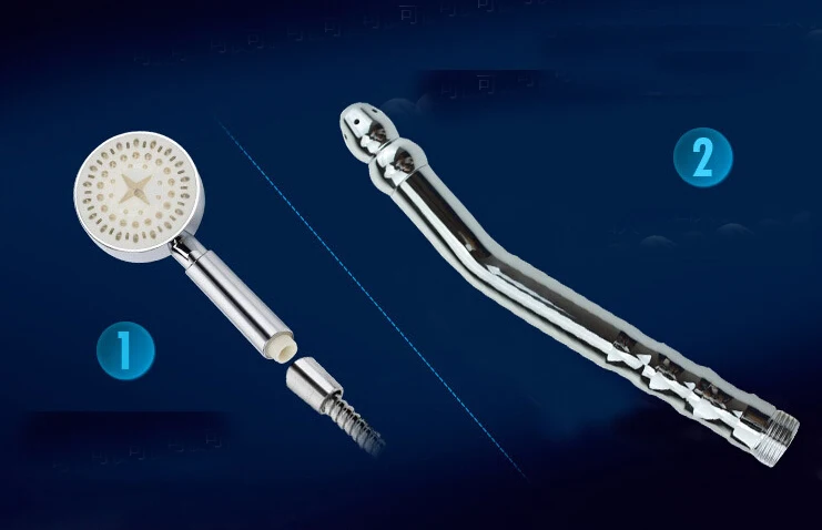 НОВАЯ душевая клизма соплом разбрызгивающим воду 3 стиля закладная