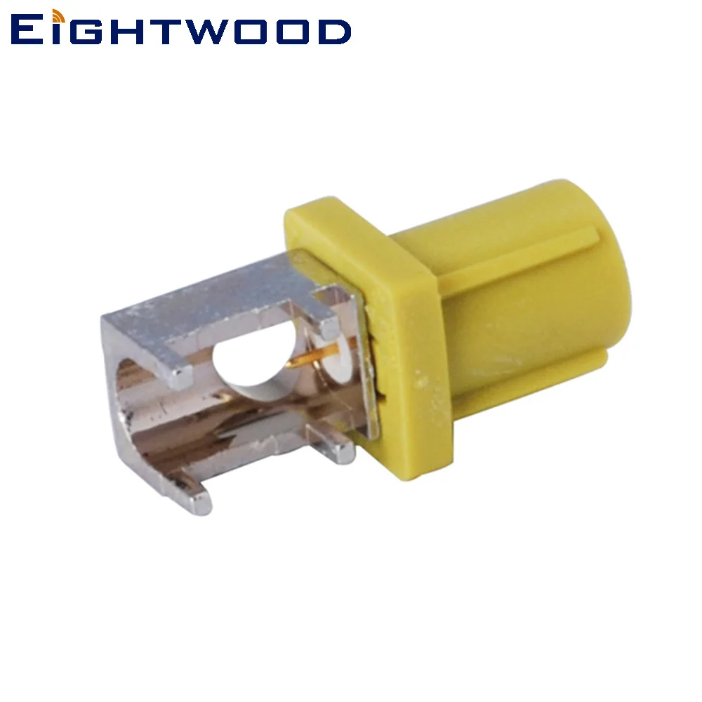 8 шт. Fakra K Штекер РЧ коаксиальный разъем адаптер Конец Запуска PCB Крепление правый