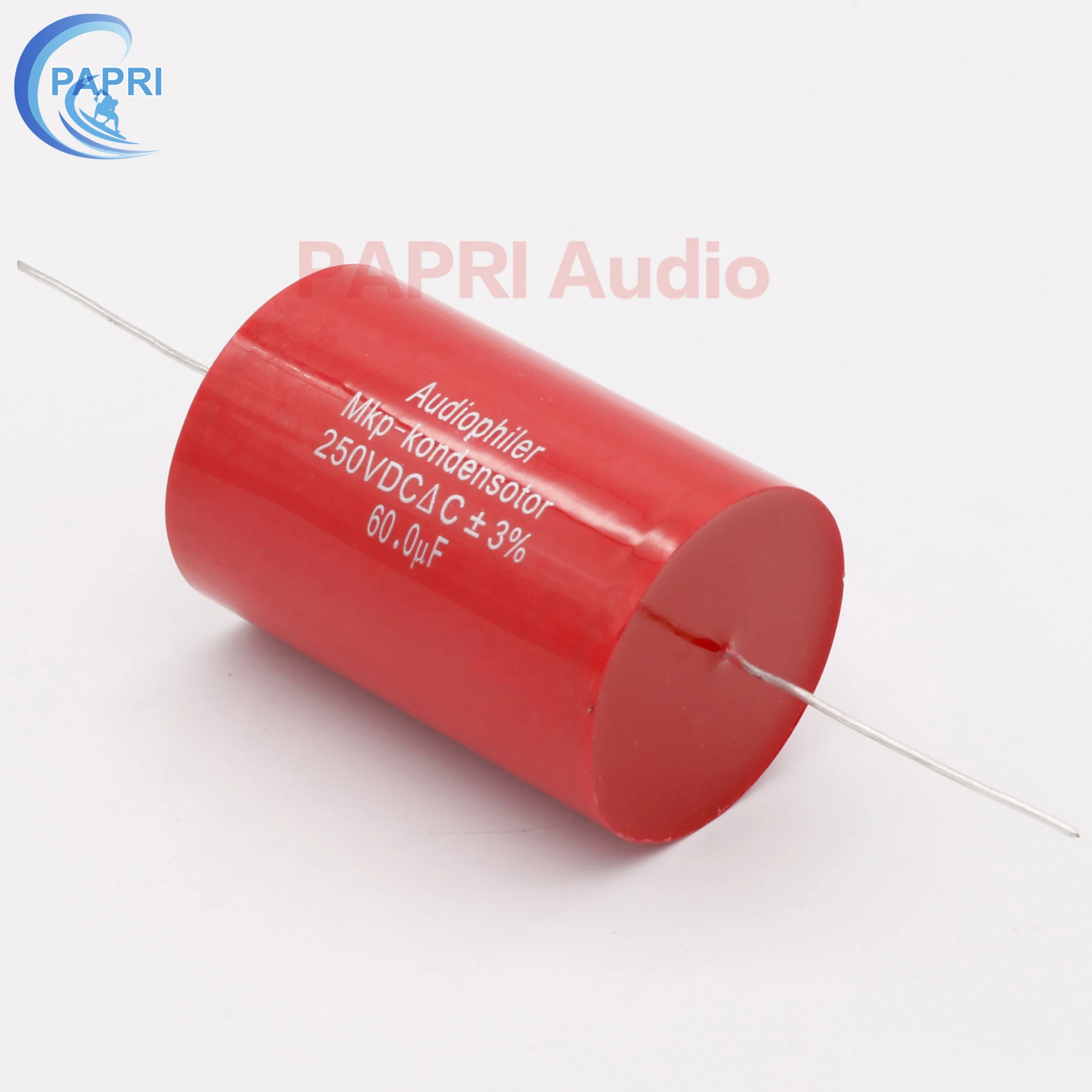 PAPRI 60 мкФ 250VDC Axial MKP DIY Аудио Конденсатор для HiFi трубки гитарного усилителя лот/1 шт.