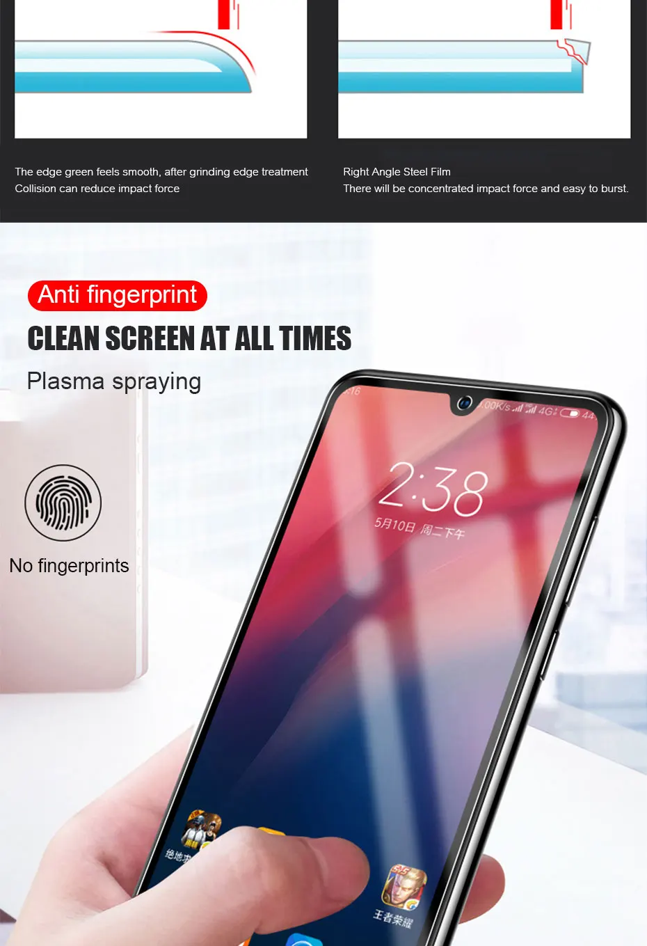 OICGOO закаленное стекло для Xiao mi Red mi 7 Note 7 K20 Pro защита экрана mi 9t 9H 2.5D Защитное стекло для Xiao mi K20 mi 9T Pro