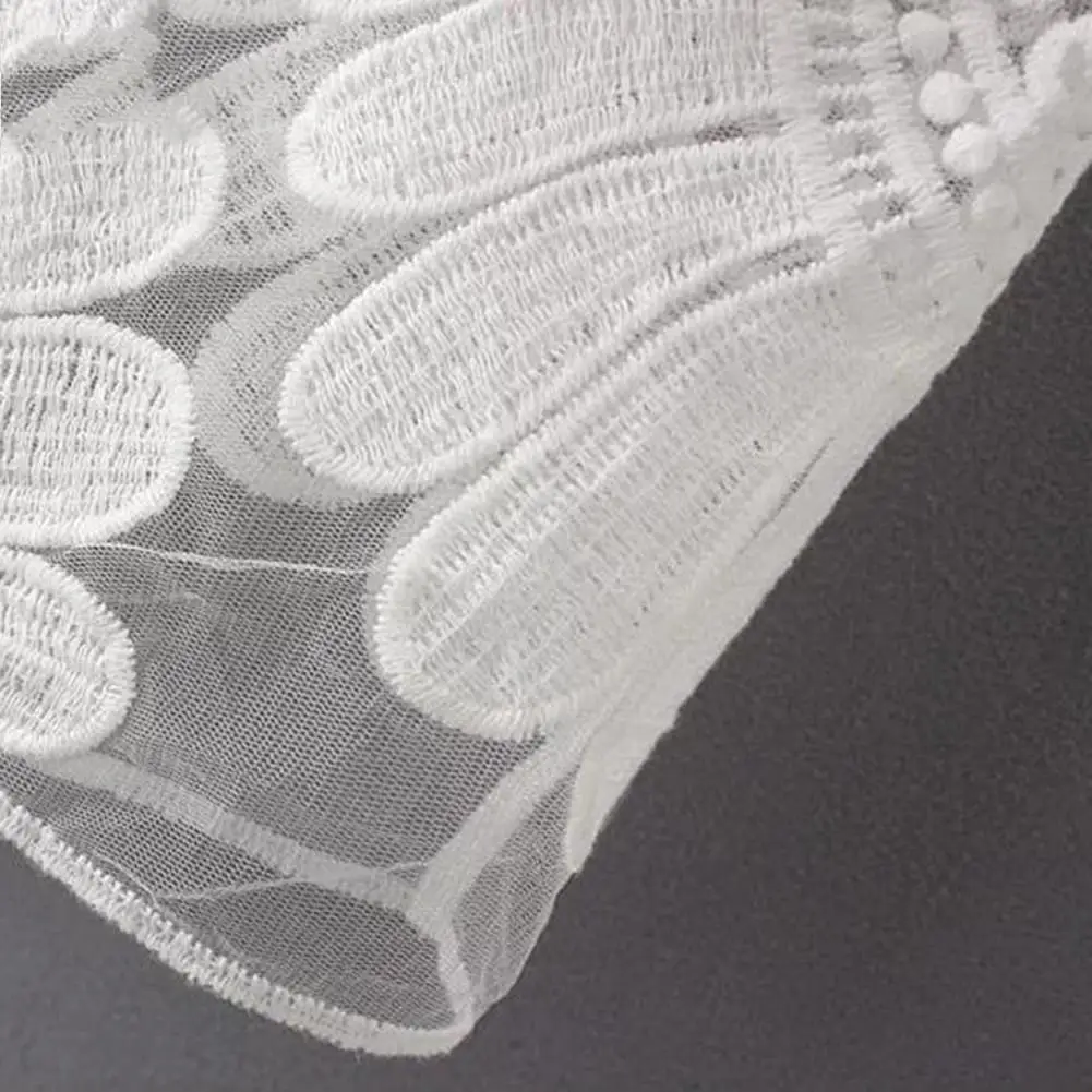 Женский пляжный кардиган модный белый Хлопковый купальник с цветочным принтом