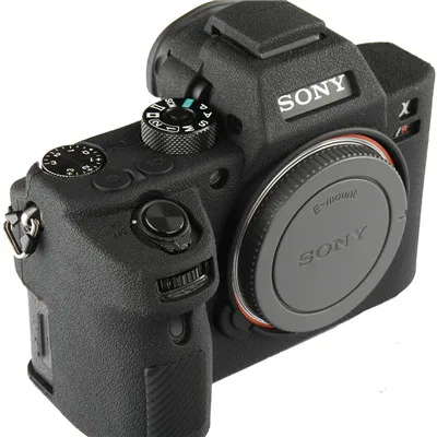 Black Для sony a7m2 a7II a7r2 a7rII a7sII a7s2 A72 мягкий силиконовый резиновый защитный корпус для камеры чехол кожи Камера сумка Защитная крышка - Цвет: Black