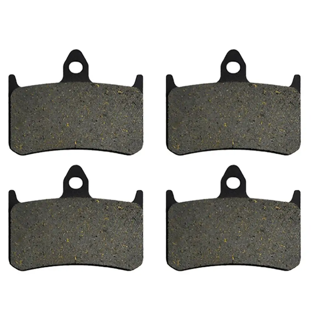 2 pairs Front Pads Мотоциклетные Передние Задние тормозные колодки для HONDA VTR1000F Super Hawk 1000 98-05 Firestorm CB900F 919 CB1000F CBR900RR CB1000 CB900 F - Цвет: 2 pairs Front Pads