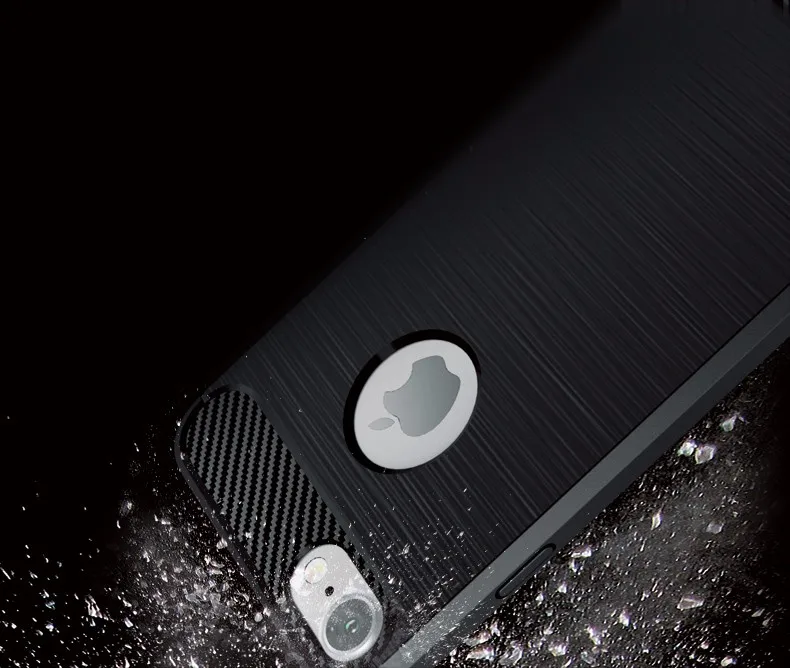 Ультратонкий силиконовый чехол для iPhone X XR XS MAX 5S SE 5 6 6S 7 8 Plus, резиновые чехлы из углеродного волокна для iPhone 11 Pro MAX чехол