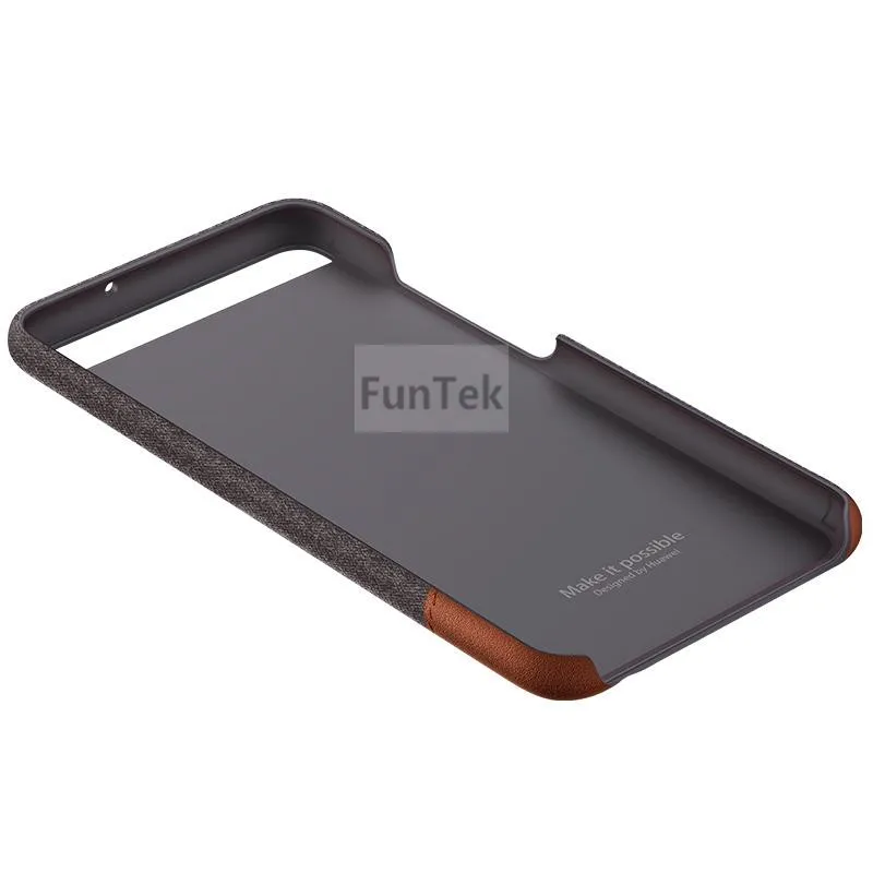 huawei P10 чехол Официальный роскошный чехол PC микс защитный кожаный чехол для huawei P10 чехол-накладка для телефона 5," Жесткий корпус