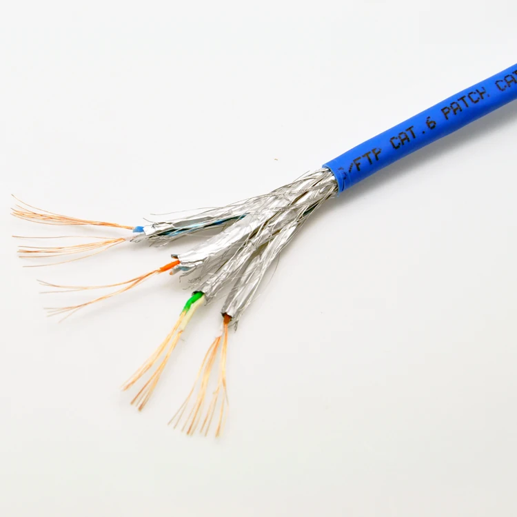 Гигабитная сеть CAT6 S-FTP сыпучий патч сырой кабель AWG26 многожильные медные провода