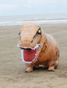 Аниме динозавра T-Rex в парк развлечений надувные костюм для взрослых Детские