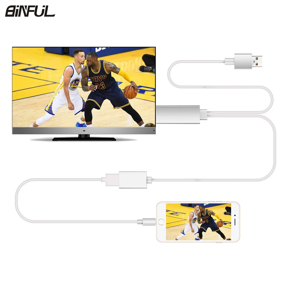 Кабель-адаптер MHL HDMI для смартфонов на Android адаптер Xiaomi Redmi 8 Samung S10 Lite Huawei Honor 20 HDTV