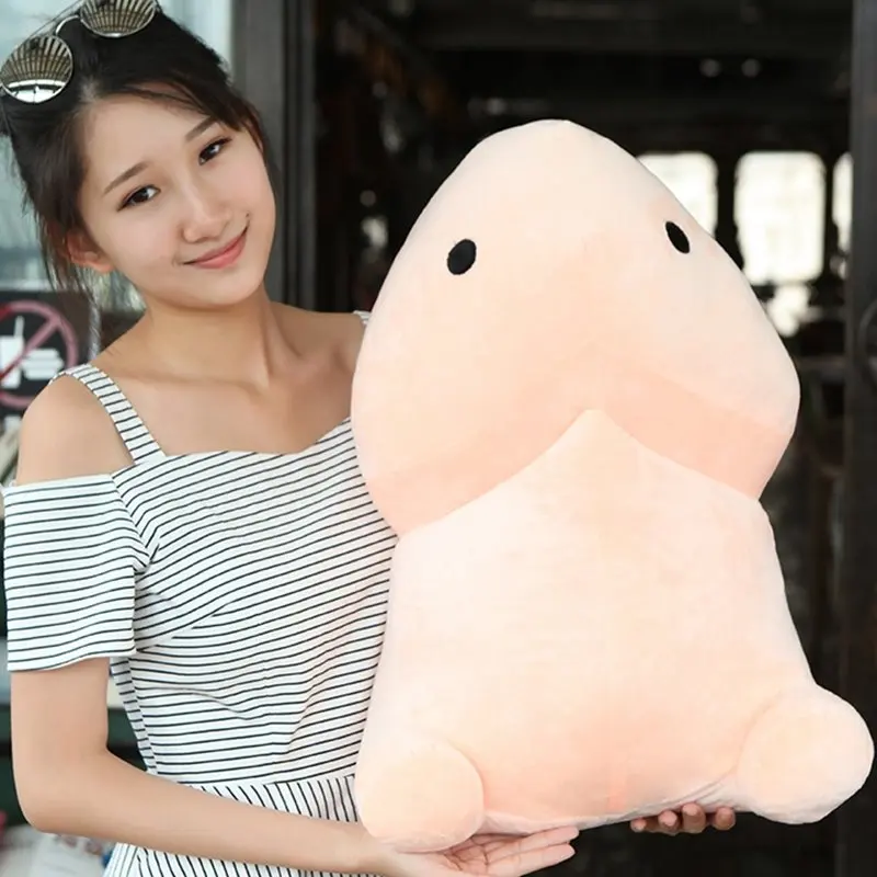 Candice plush toy stuffed doll funny penis model tricky adult male genital pendant organs pillow cushion girl birthday gift 1pc | Игрушки и